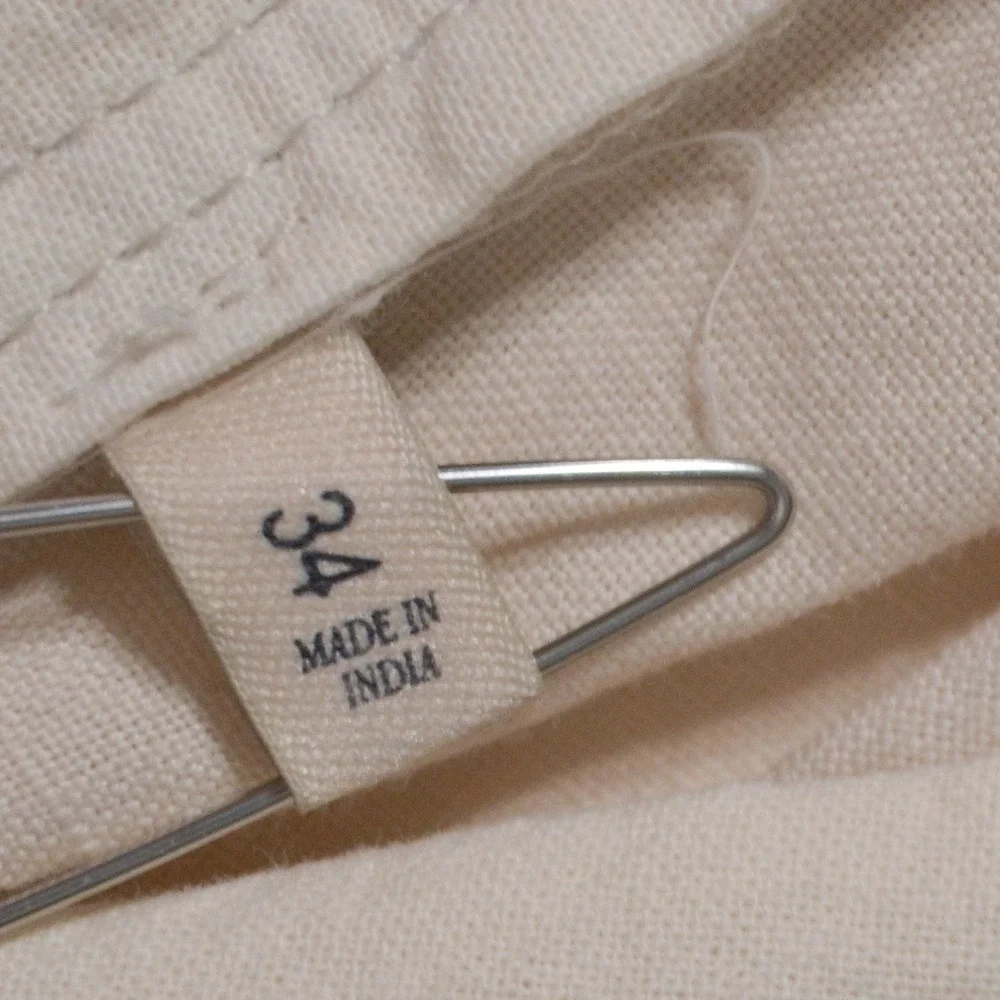 Faherty Malibu Chino Shorts Men's Sz 34 Beige Linen Cotton Blend Casual Light